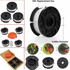 New 6 Pack Replacement For BLACK+DECKER AF-100-3ZP 30ft 0 .065" Trimmer Spool