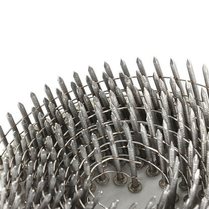 15 Degree Wire Coil 1-1/4 ×.09 Ring Shank Stainless Steel Siding Nails 1200Pcs