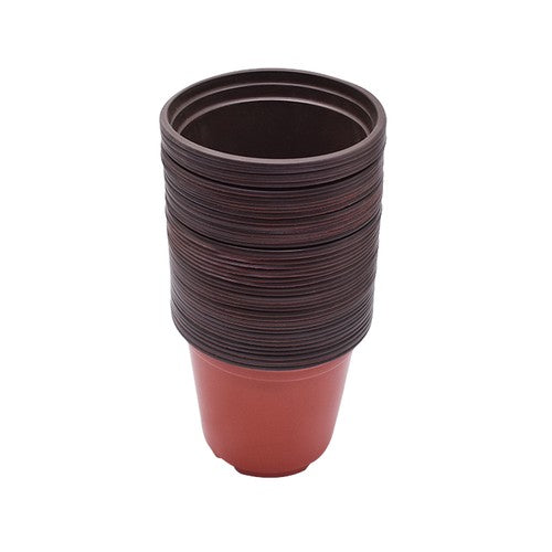 100Pcs  Flowers Nursery Cup Children's Room Nursery  Plastic Plant Pot 14X13X9cm