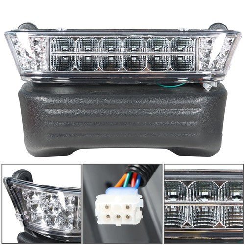 Fit For Club Car Precedent 2004-08 Golf Cart LED Headlight Tail Light Kit