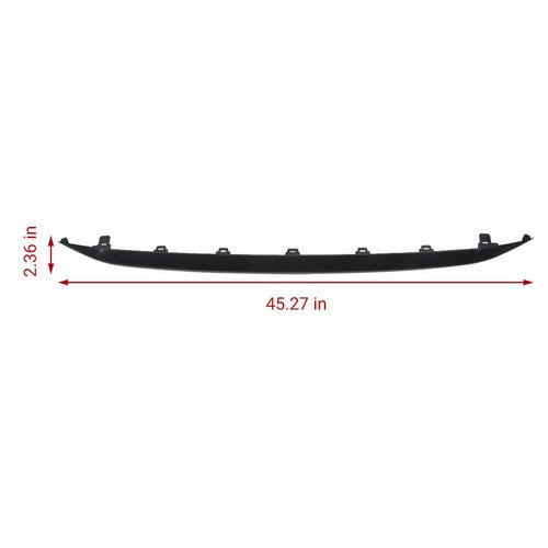 Rear Lower Bumper Molding Trim for Toyota Corolla LE 2020-2021 Black Plastic