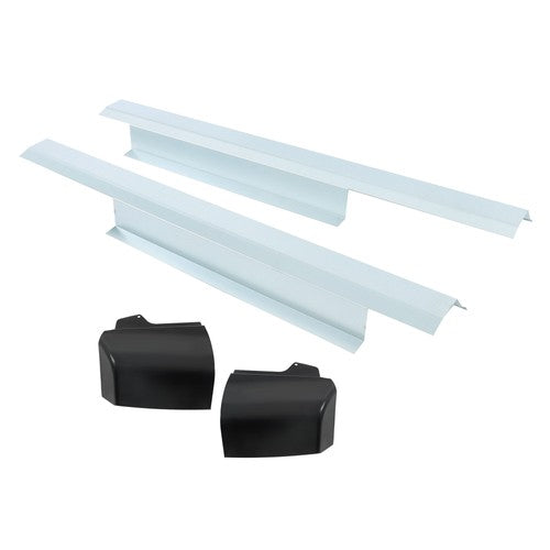 Corner + Outer Rocker Panel Compatible For Silverado GMC Standard 2007-2013 Cab