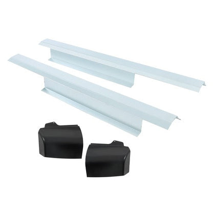 Corner + Outer Rocker Panel Compatible For Silverado GMC Standard 2007-2013 Cab
