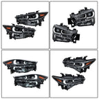 Headlamps Headlights Assembly For 2022-24 Mazda CX-5 Left+Right Non-AFS&LED DRL