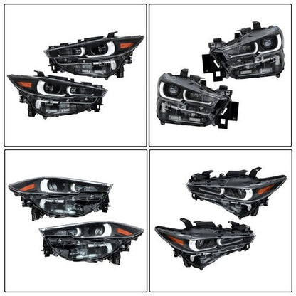 Headlamps Headlights Assembly For 2022-24 Mazda CX-5 Left+Right Non-AFS&LED DRL