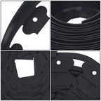 No-Dig Garden Edge Lawn Border L-shaped Landscape Edging Border Kit 40 FT