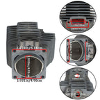 52mm Big Bore Cylinder Piston Kit For MS441 MS441C Chainsaw Spark Plug