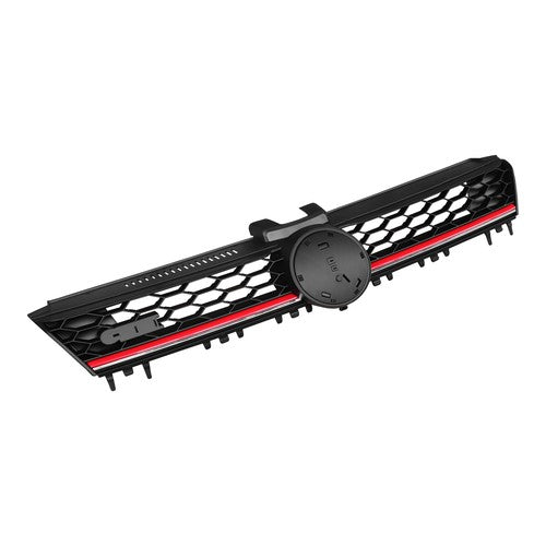 Front Grille Black w/ Red Trim for 2015 2016 for VW for Volkswagen MK7 Golf GTI