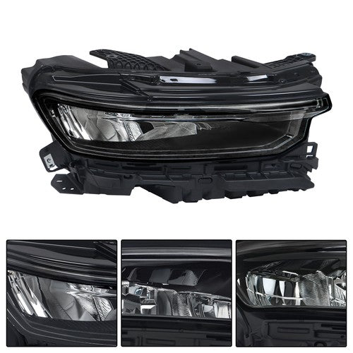 Headlight Replacement For Jeep Grand Cherokee 2021-2022 RH w/o Animation Black