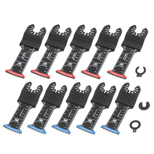 10-piece Extra Long Japanese Tooth Oscillating Saw Blades for Wood Plastic