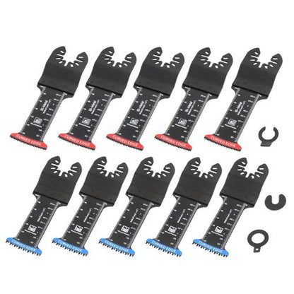 10-piece Extra Long Japanese Tooth Oscillating Saw Blades for Wood Plastic