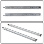 1 Pair of 22In Locking Drawer Slides Full Extension & Lock 150 lb Load Capacity