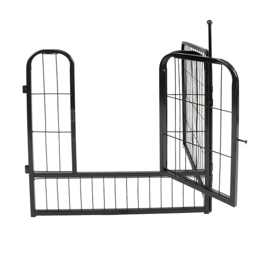 12 Panels 24x24 inch Dog Playpen Crate Fence Pet PlayPen Exercise Cage