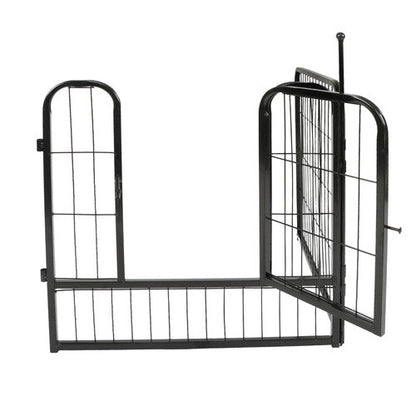 12 Panels 24x24 inch Dog Playpen Crate Fence Pet PlayPen Exercise Cage