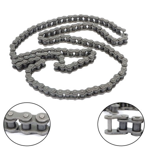 #80H Heavy Duty Roller Chain × 10 Feet With 1 Connector
