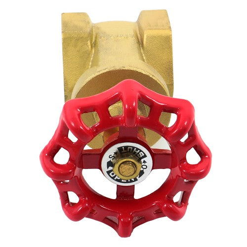 1-1/2" NPT 200psi Brass Gate Valve Rotary Globe Valve DN40 Female Threaded New