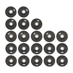 20 PCS T29 Flap Discs 4.5" x 7/8" 40/60/80/120 Grit Angle Grinder Sanding Disc