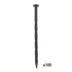 80ft Landscape Edging with 100 Spikes Garden Edging for Lawn 2 Inch Tall
