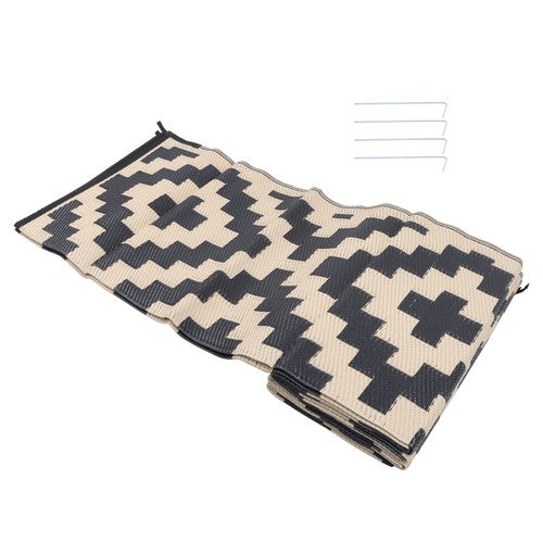 8x10 ft Waterproof Outdoor Rug Outdoor Indoor RV Mat Carpet For Patio Backyard