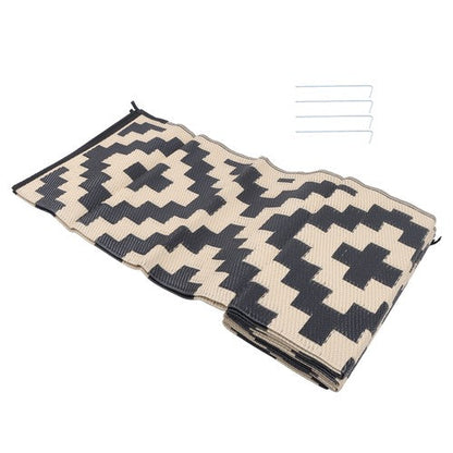 8x10 ft Waterproof Outdoor Rug Outdoor Indoor RV Mat Carpet For Patio Backyard