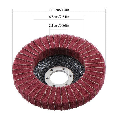 10 Pack 4-1/2 Inch Scour Flap Discs 120 and 240 Grit Grinding Sanding Discs