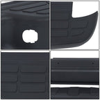 Step Rear Bumper Without Sensor Hole Black Steel Fit For Chevrolet S10 1998-2004