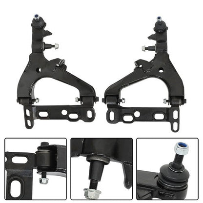 For Chevy Trailblazer 2002-03 12× Front Control Arm Suspension Kit ES3675 ES3676
