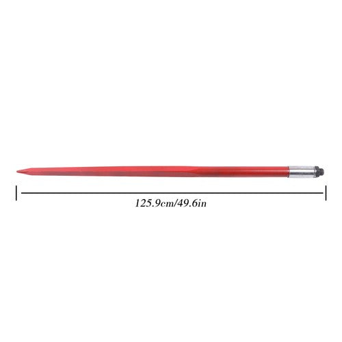 For Skid Steer Tractor Lift More 49" Hay Bale Spear 4500lb Capacity Quick Attach