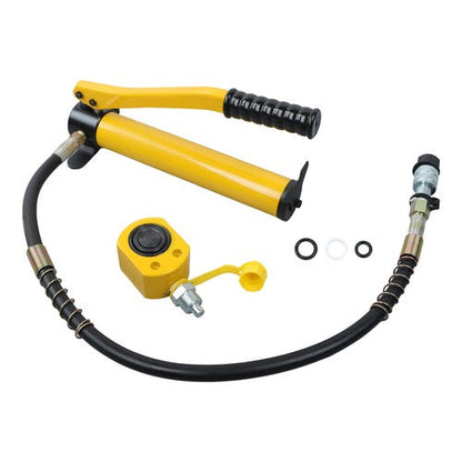 10T Mini Hydraulic Cylinder Jack Porta Power Ram CP-180 Manual Hydraulic