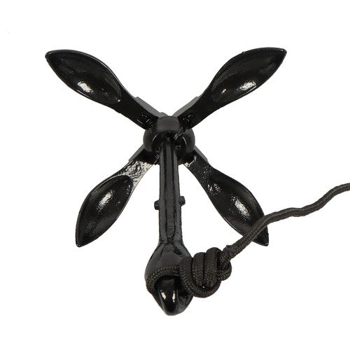 2-Pack Black Folding 7.05LB Fits For Grapnel Boat Kayak Marine Anchor Set