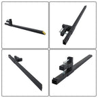 60" 2000 LBS Clamp on Pallet Forks Tractor Bucket Forks