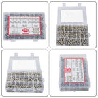 550× Wood screws kits #4 #6 #8 #10 #12 countersunk 304 Stainless steel