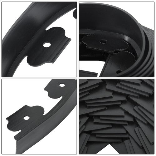 1PC 60 FT No-Dig Garden Edge Lawn Border L-shaped Landscape Edging Border Kit