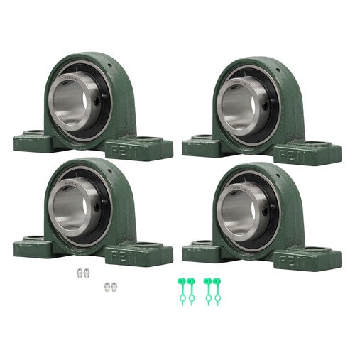 Cast Iron 4* UCP210-32 Pillow Block Mounted Bearing 2" Bore Self-Aligning