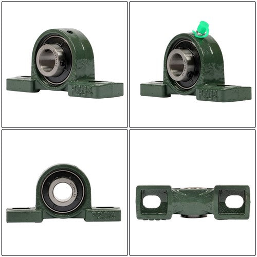 6× UCP204-12 Pillow Block Mounted Ball Bearing 3/4" Bore Cast Iron Base