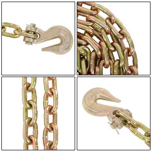 With Clevis HooksTransportation Bundle Chain Steel Gold 4700lbs G70 5/16in×10ft