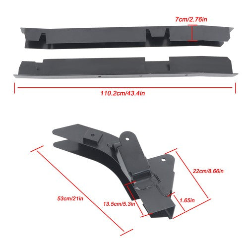 Rear Trail Control Arm Skid Plate Repair Frame New For Jeep Wrangler TJ 1997-02