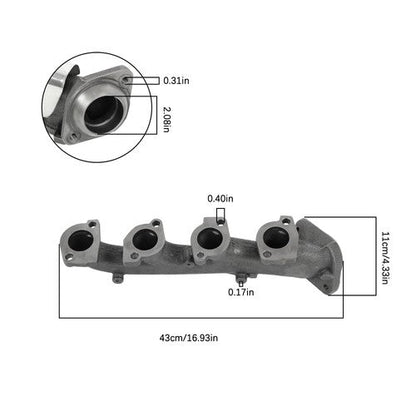 For Ford Explorer 2002-2005 Mercury Mountaineer 4.6L V8 Exhaust Manifold 674-957
