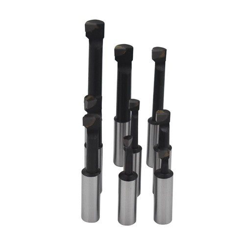 1/2" BORING BAR SET PRO QUALITY 9 PCS CARBIDE TIPPED BARS 1/2" SHANK LATHE TOOL
