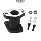 New Carburetor Intake Manifold Joint Boot Fit For 1992 Yamaha Kodiak 400 4x4