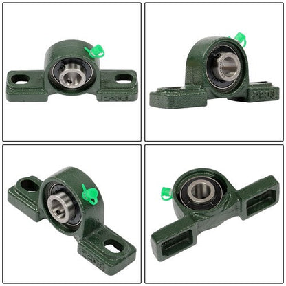 6PCS UCP202-10 Pillow Block Mounted Ball Bearing 5/8" Bore 2 Bolt Cast Iron Base