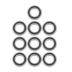 10×R20-2RS Bearing 1-1/4×2-1/4×1/2" Double Rubber Seals Deep Groove Ball Bearing