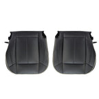 NEW Black Leather For Hummer H3 2006-2010 Driver&passenger Bottom Seat Cover