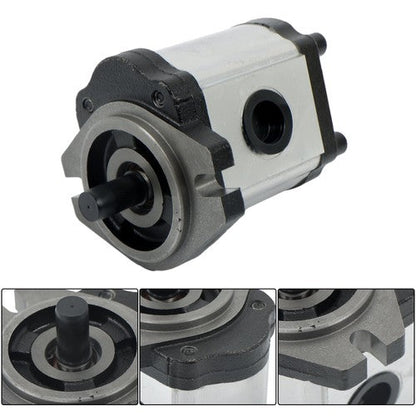Hydraulic Gear Pump 4-18 GPM, 9 Tooth Spline Shaft SAE A-2 Bolts CW Cast Iron