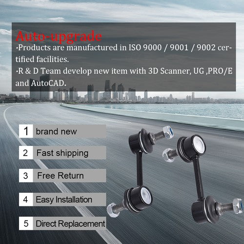 For Honda Accord New Suspension Kit Arms Ball Joints Stabilizer Links Kits 12pc