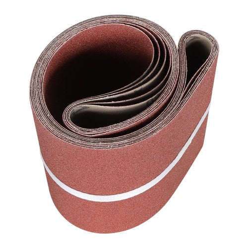 5PCS 6x48 in Sanding Belts 80 NEW Grit Belt Sander Sandpaper aluminum oxide