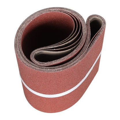 5PCS 6x48 in Sanding Belts 80 NEW Grit Belt Sander Sandpaper aluminum oxide