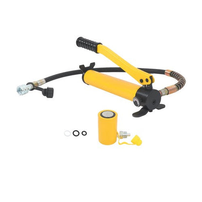 10T Mini Hydraulic Cylinder Jack Porta Power Ram 2" Stroke For Machinery
