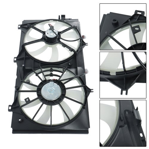 621238 Radiator Cooling Fan Assembly Dual Fan For Toyota Camry 2001 2002-2007
