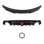 Rear Diffuser Trunk Spoiler Wing Carbon Fiber Style for 2018-2024 for Infiniti Q50